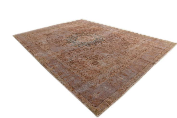 Detail image of 9' 4 x 12' 5 Hand Knotted Ultra Vintage Persian Wool Rug