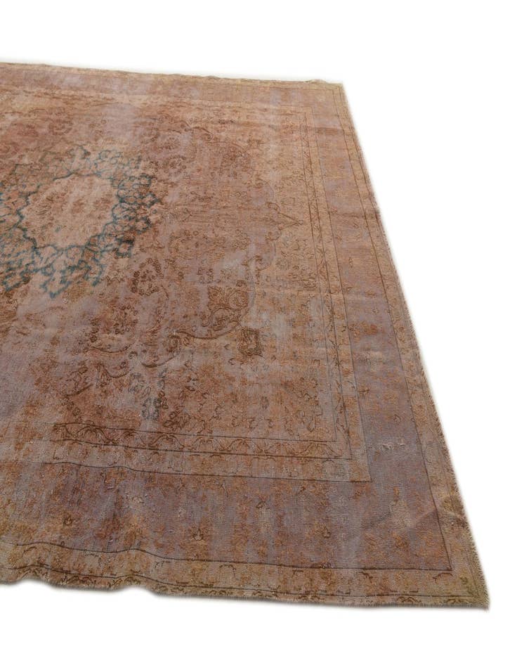 Detail image of 9' 4 x 12' 5  Hand Knotted Ultra Vintage Persian Wool Rug