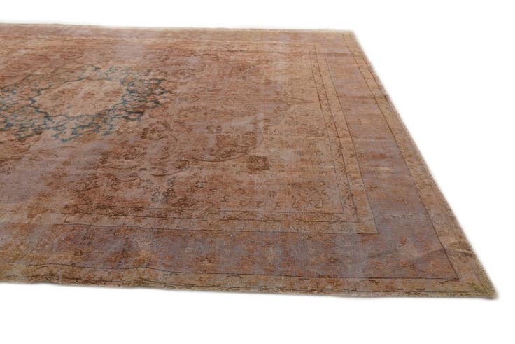 Detail image of 9' 4 x 12' 5 Hand Knotted Ultra Vintage Persian Wool Rug