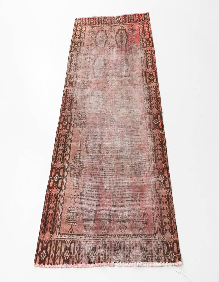 Detail image of 3' 8 x 6' 3  Hand Knotted Ultra Vintage Persian Wool Rug