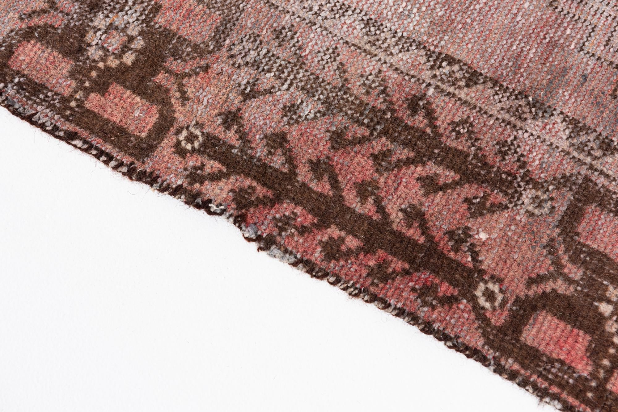 3' 8 x 6' 3 Hand Knotted Ultra Vintage Persian Wool Rug