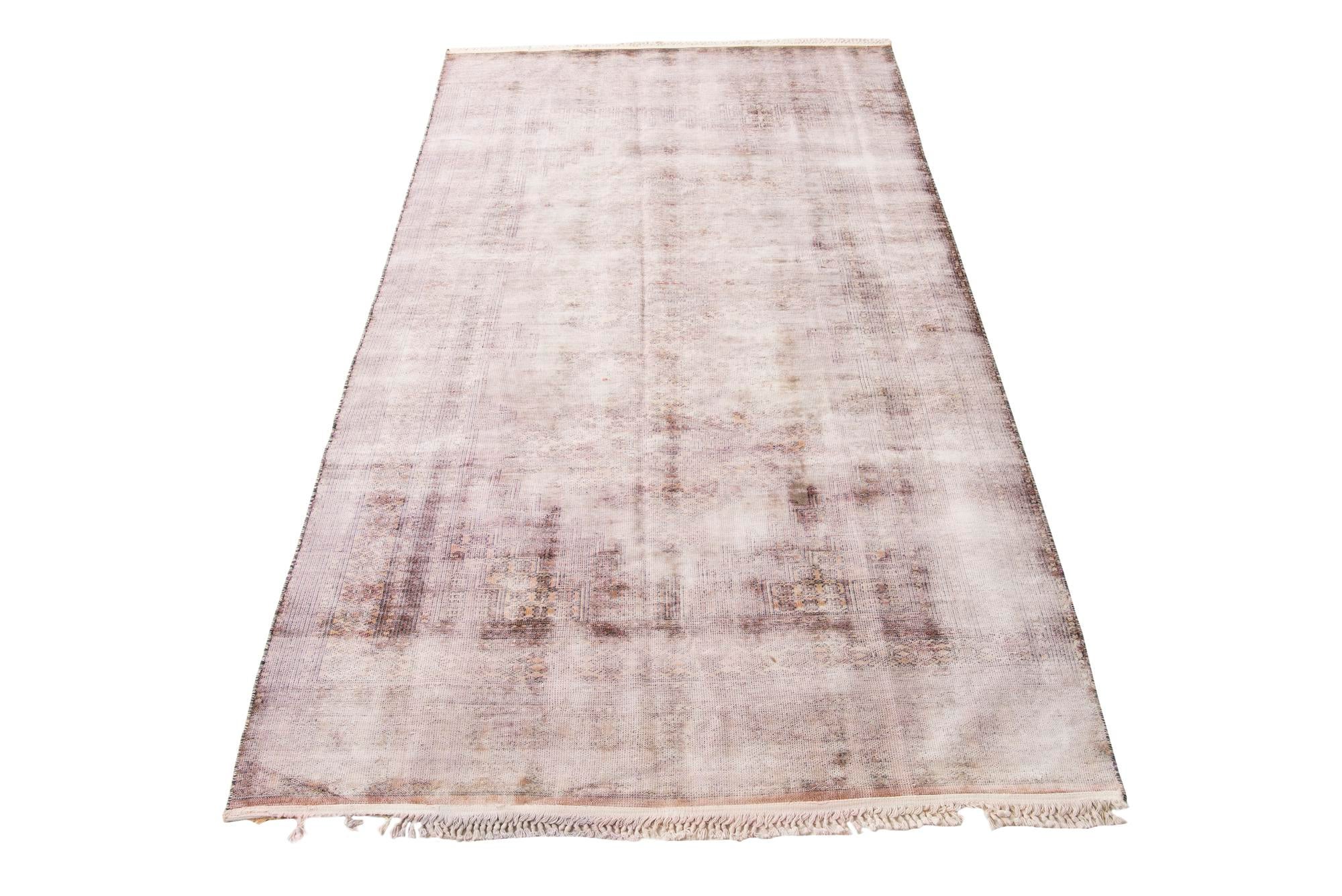 4' 8 x 8' 2 Hand Knotted Ultra Vintage Persian Wool Rug