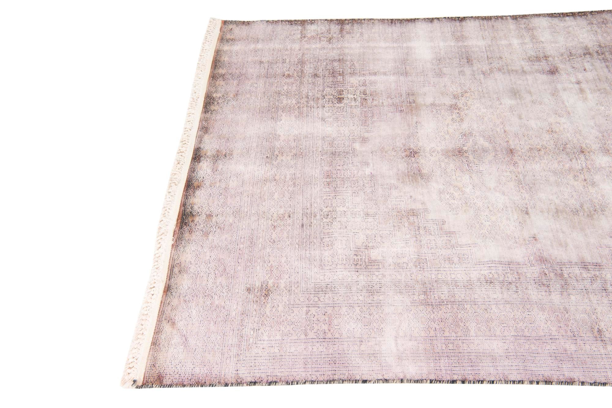 4' 8 x 8' 2 Hand Knotted Ultra Vintage Persian Wool Rug