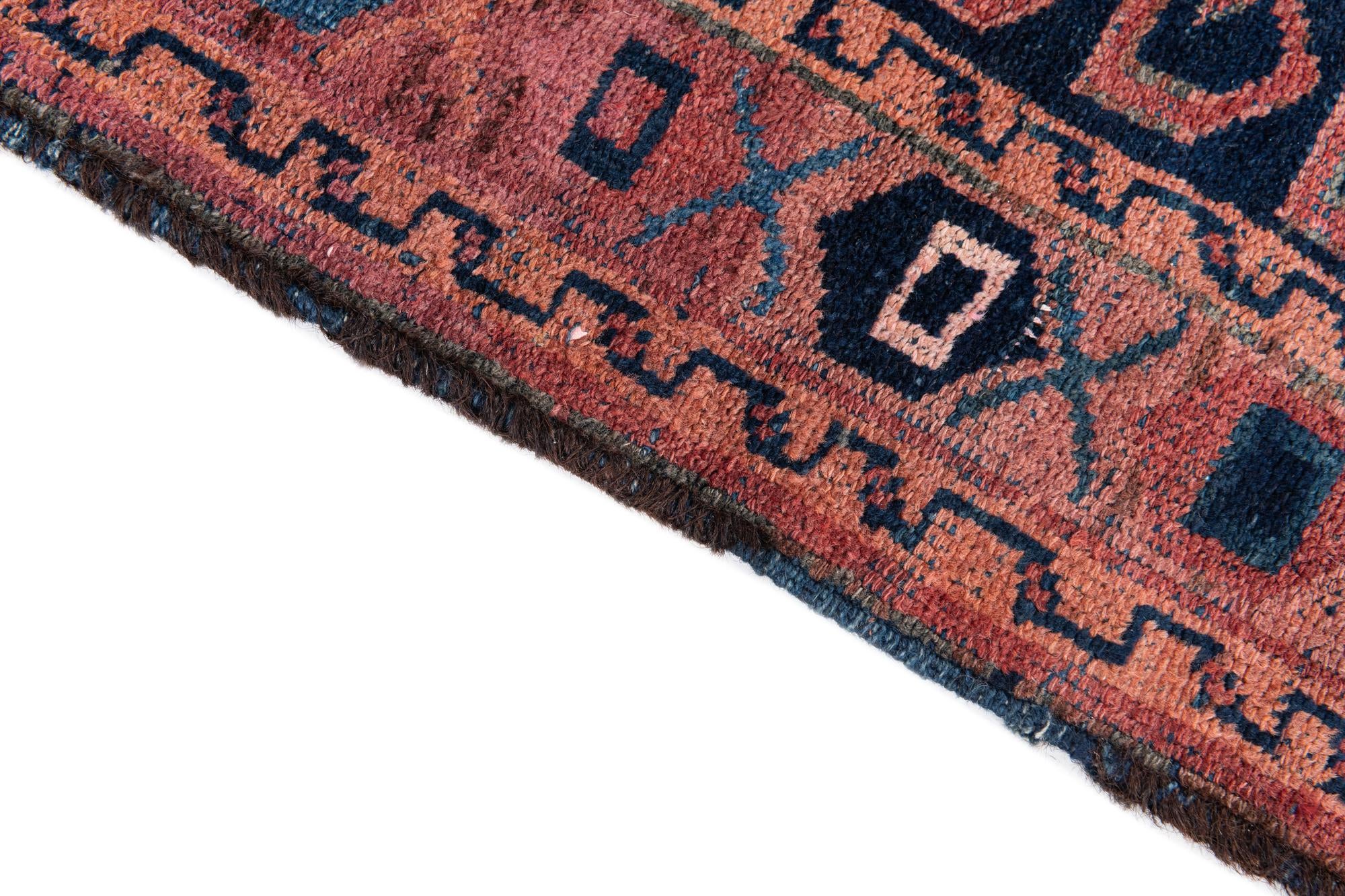 4' 6 x 7' 10 Hand Knotted Ultra Vintage Persian Wool Rug