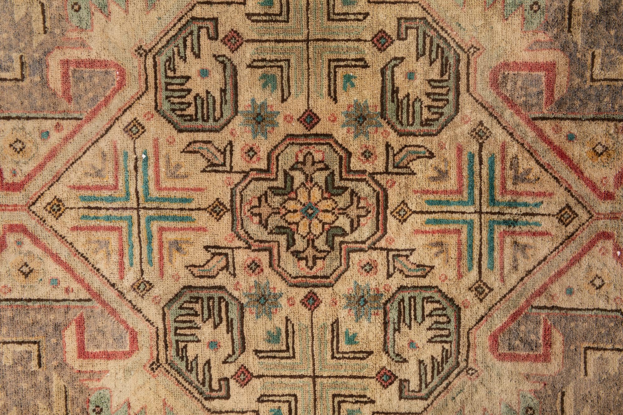 3' 6 x 5' 5 Hand Knotted Ultra Vintage Persian Wool Rug