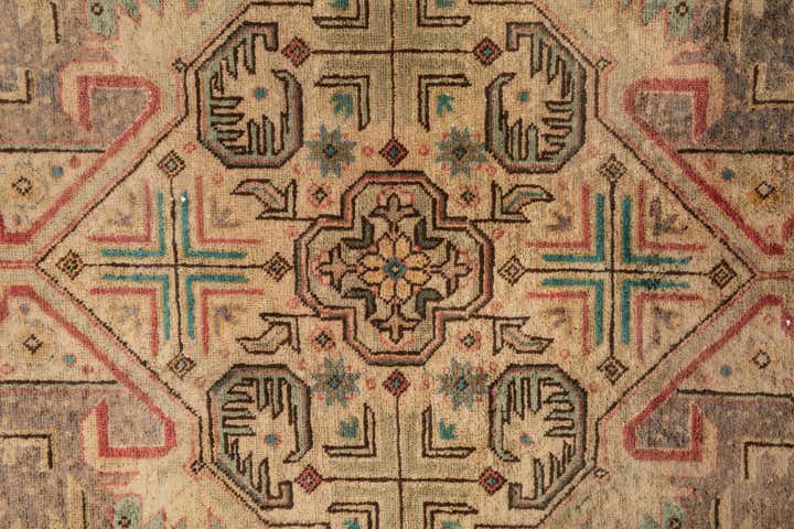 3' 6 x 5' 5 Hand Knotted Ultra Vintage Persian Wool Rug