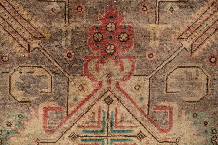 3' 6 x 5' 5 Hand Knotted Ultra Vintage Persian Wool Rug