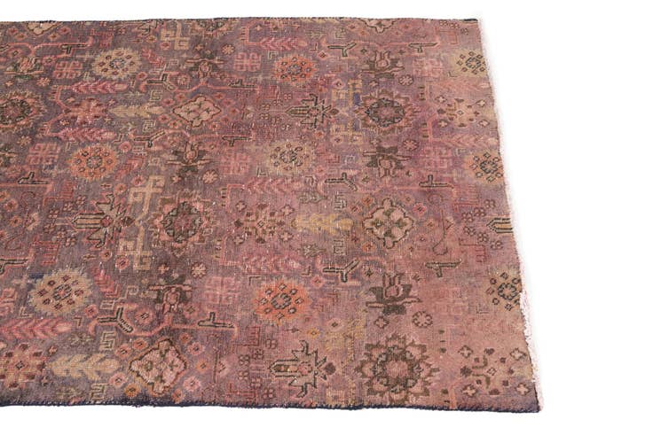 Detail image of 3' 5 x 4' 10 Hand Knotted Ultra Vintage Persian Wool Rug