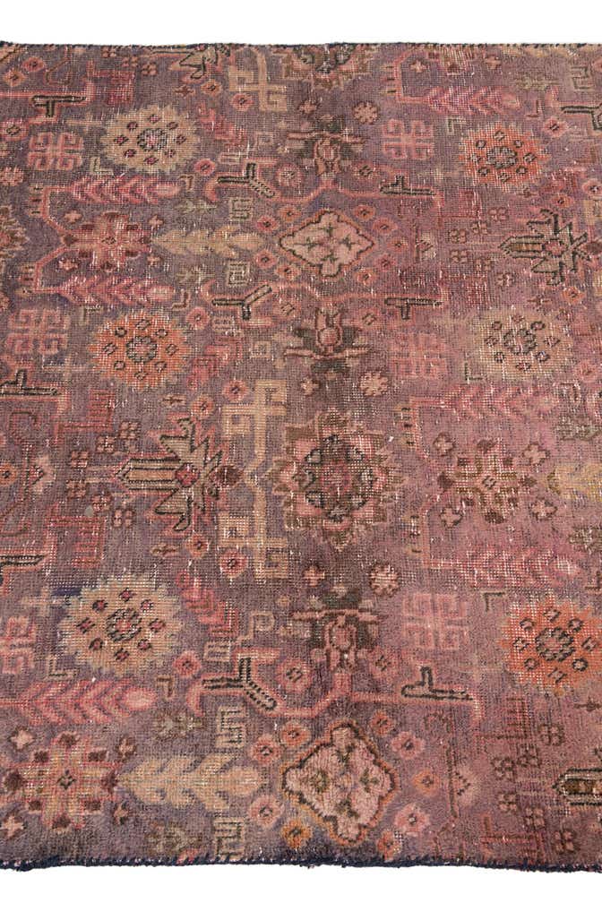 3' 5 x 4' 10 Hand Knotted Ultra Vintage Persian Wool Rug