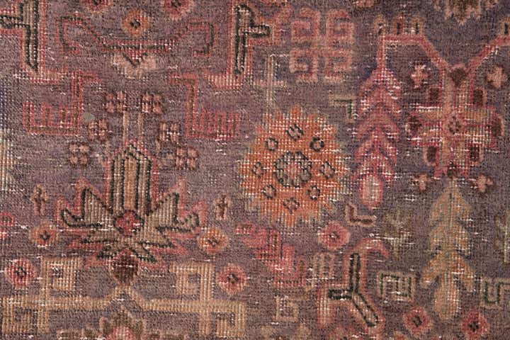 3' 5 x 4' 10 Hand Knotted Ultra Vintage Persian Wool Rug