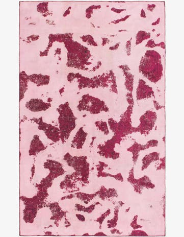 5' 10 x 9' 5 Hand Knotted Ultra Vintage Persian Wool Rug