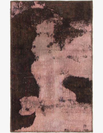 2' 4 x 3' 9 Hand Knotted Ultra Vintage Persian Wool Rug