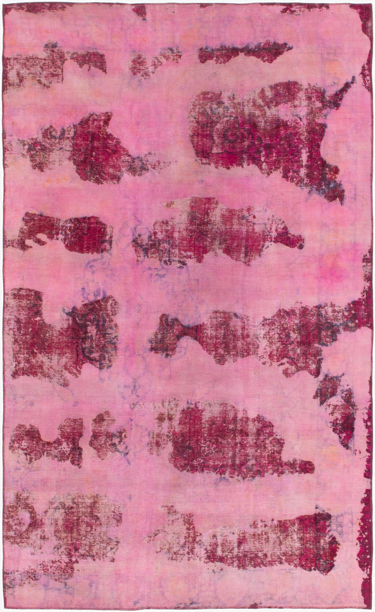 7' x 11' 7  Hand Knotted Ultra Vintage Persian Wool Rug