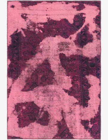 3' 6 x 5' 3 Hand Knotted Ultra Vintage Persian Wool Rug