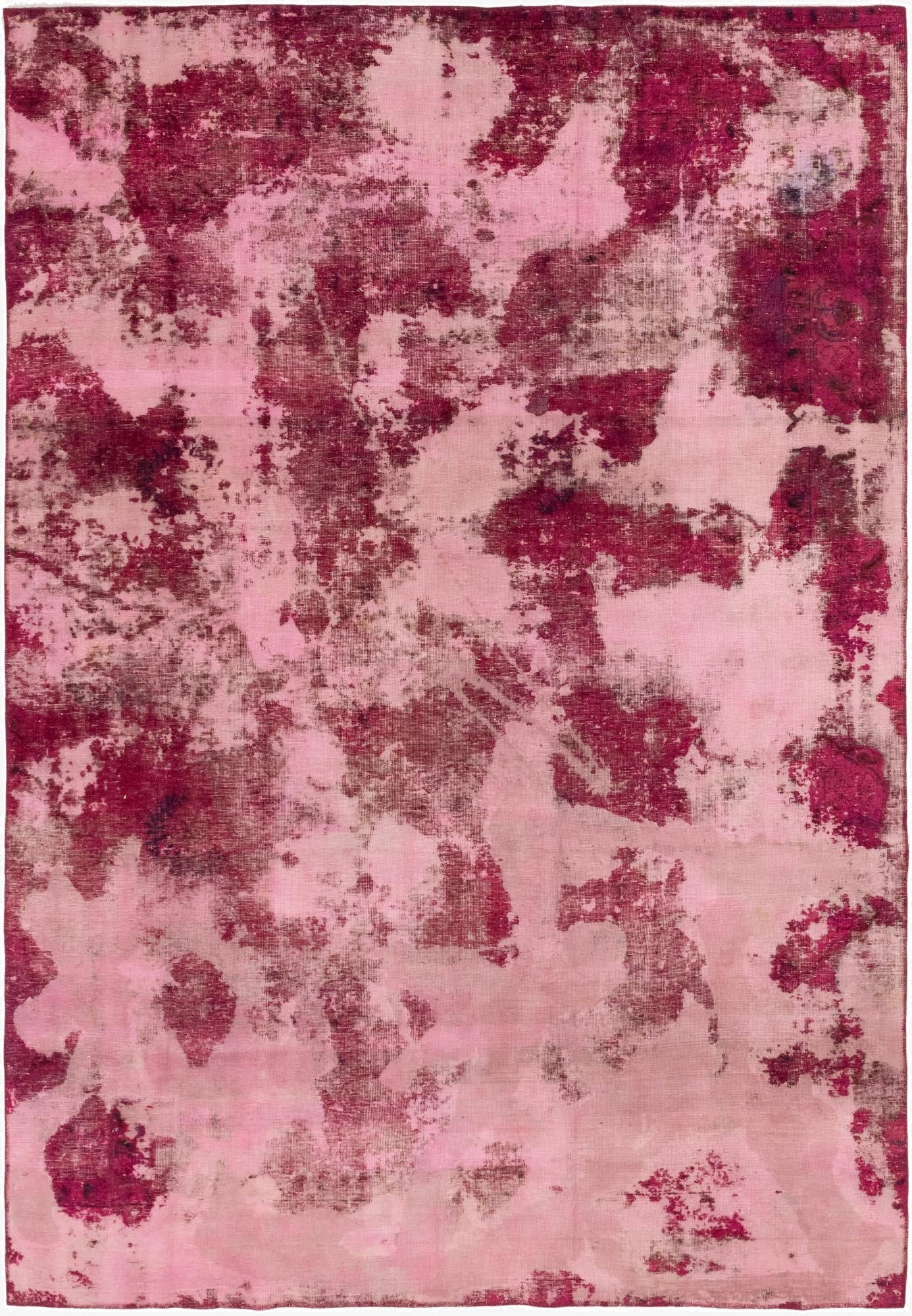 7' 10 x 11' 6  Hand Knotted Ultra Vintage Persian Wool Rug