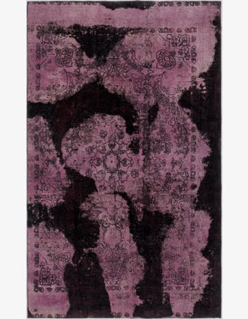 6' x 9' 10 Hand Knotted Ultra Vintage Persian Wool Rug