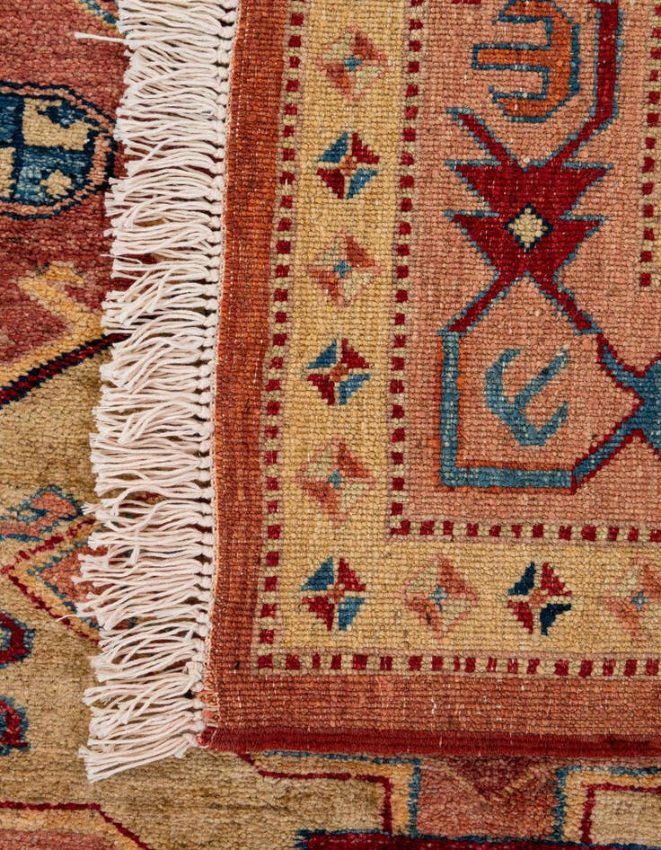 Detail image of 5' 1 x 7' 1  Hand Knotted Ziegler Wool Rug