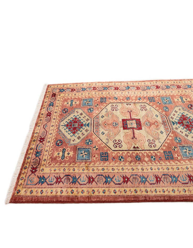 Detail image of 5' 1 x 7' 1 Hand Knotted Ziegler Wool Rug