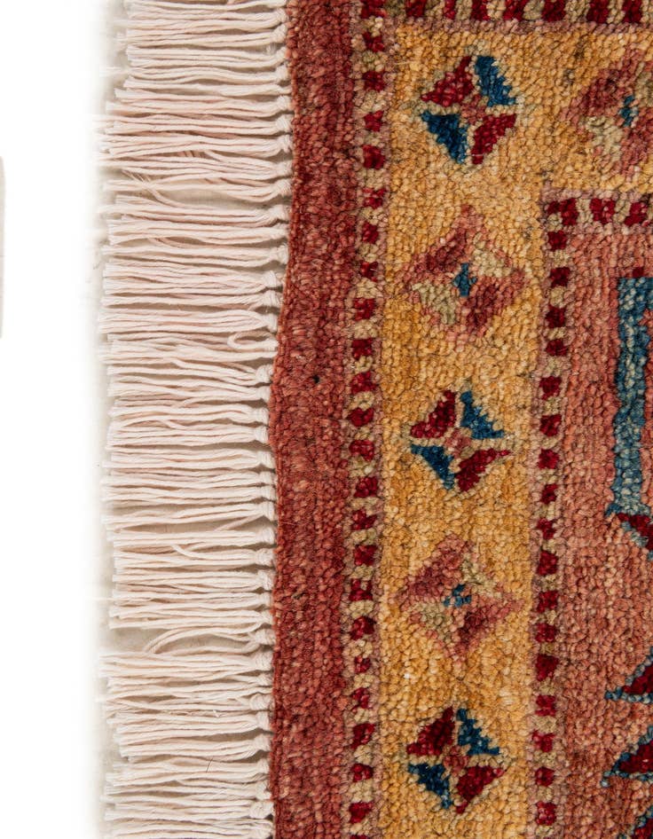 Detail image of 5' 1 x 7' 1  Hand Knotted Ziegler Wool Rug