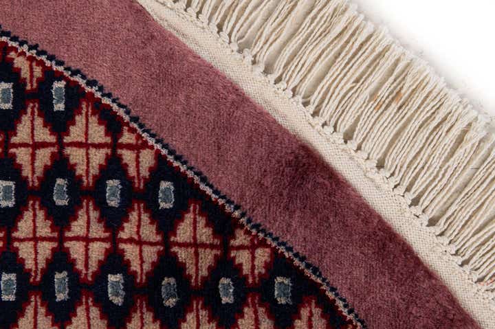 6' x 6' 1 Hand Knotted Bokhara Oriental Wool Round Rug