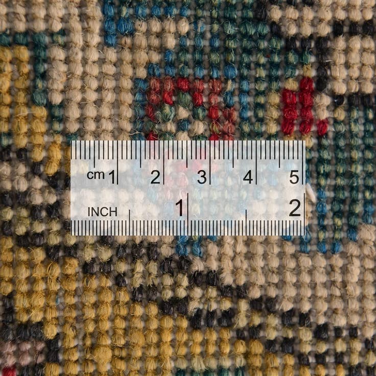 Detail image of 6' 7 x 6' 7 Hand Knotted Kazak Round Rug