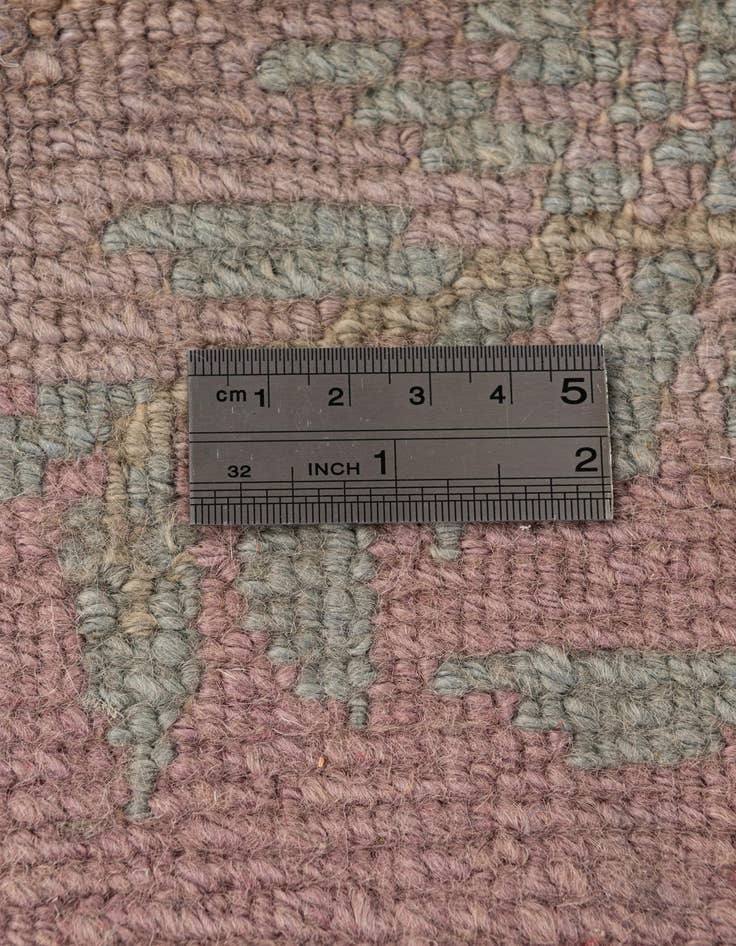 Detail image of 6' 6 x 6' 7  Hand Knotted Nepal Wool Round Rug