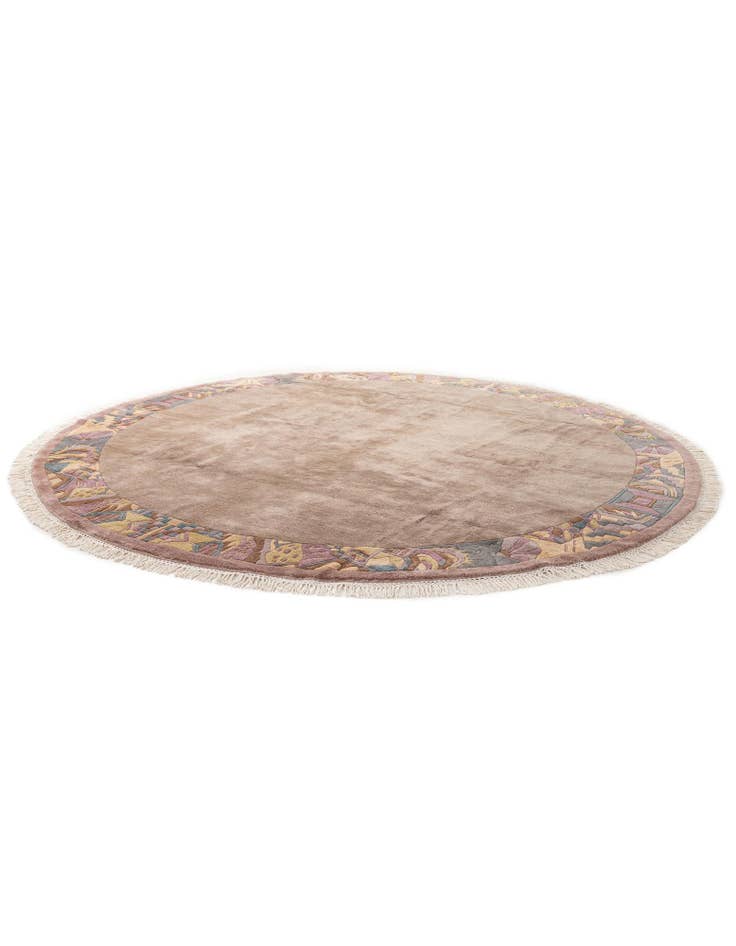 Detail image of 9' 11 x 9' 11 Hand Knotted Tibet Wool Round Rug
