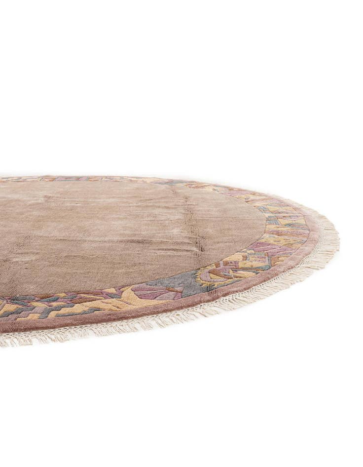 Detail image of 9' 11 x 9' 11  Hand Knotted Tibet Wool Round Rug
