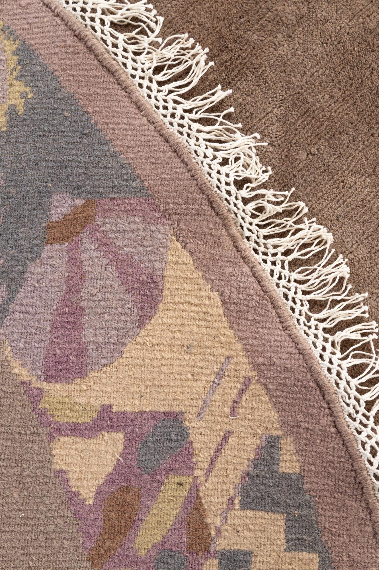 9' 11 x 9' 11 Hand Knotted Tibet Wool Round Rug