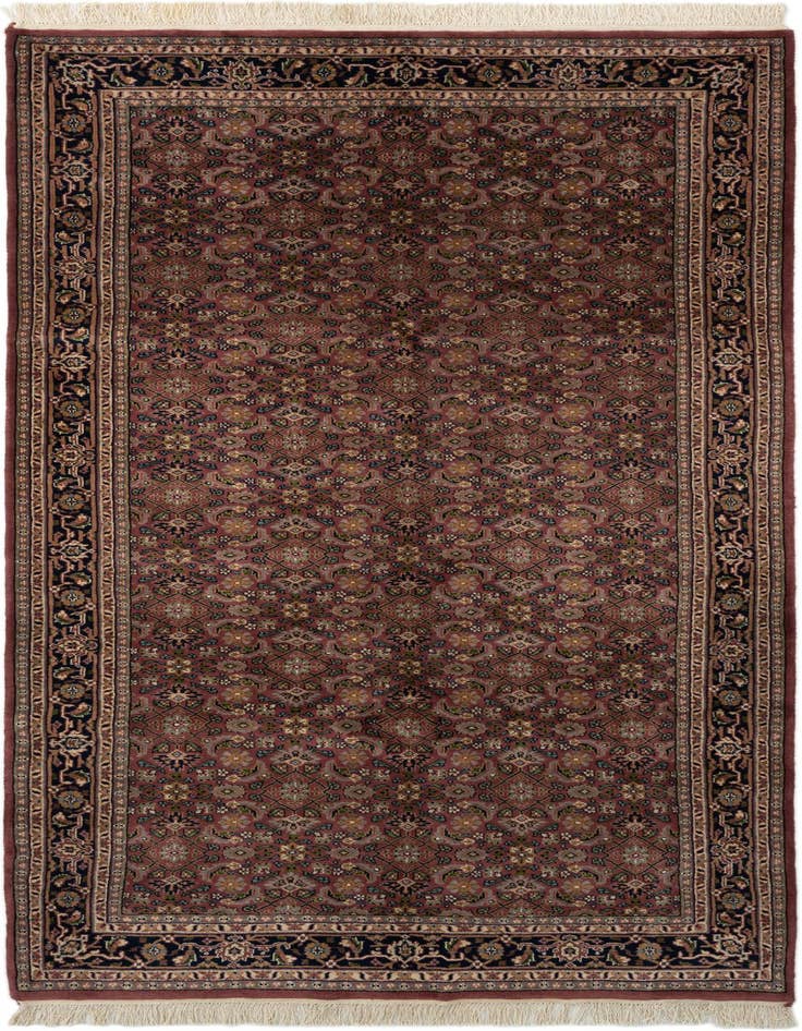 Detail image of 5' x 10' 4 Hand Knotted Bidjar Wool Runner Rug