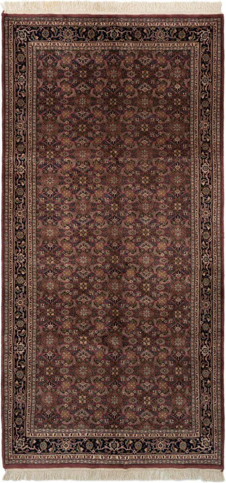 Detail image of 5' x 10' 4 Hand Knotted Bidjar Wool Runner Rug