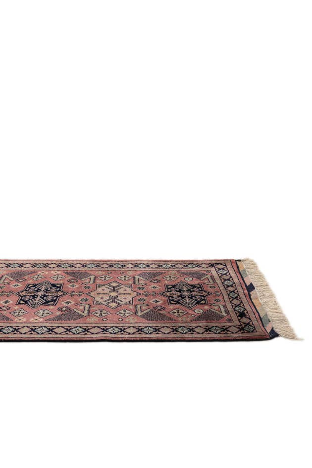 Detail image of 2' 9 x 9' 9 Hand Knotted Bokhara Oriental Wool Runner Rug