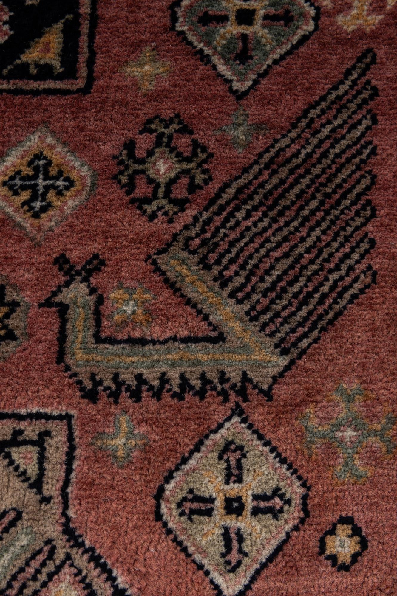 2' 9 x 9' 9 Hand Knotted Bokhara Oriental Wool Runner Rug