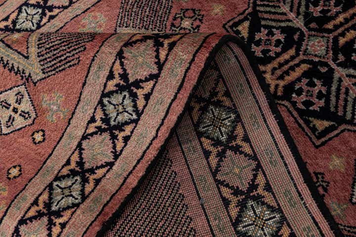 2' 9 x 9' 9 Hand Knotted Bokhara Oriental Wool Runner Rug