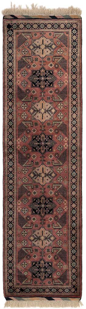 2' 9 x 9' 9 Hand Knotted Bokhara Oriental Wool Runner Rug