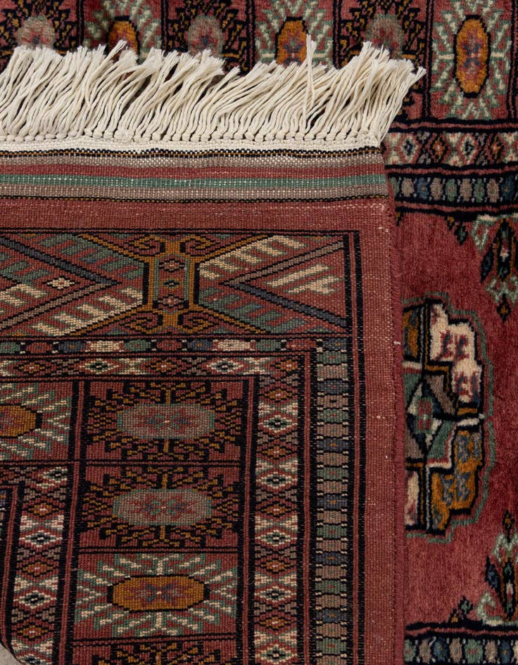 Detail image of 2' 6 x 5' 9  Hand Knotted Bokhara Oriental Wool Runner Rug
