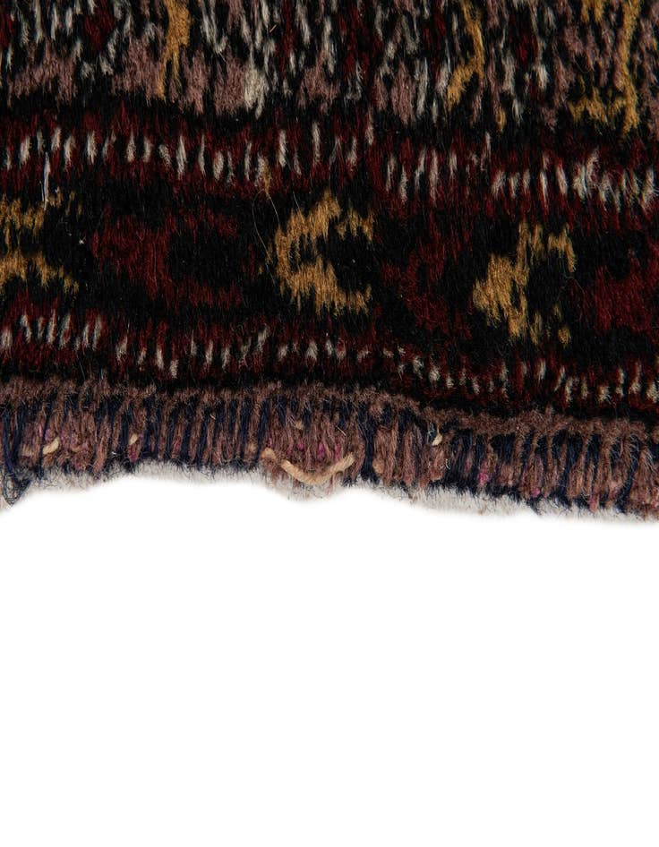Detail image of 2' 11 x 11' 6 Hand Knotted Bokhara Wool Runner Rug