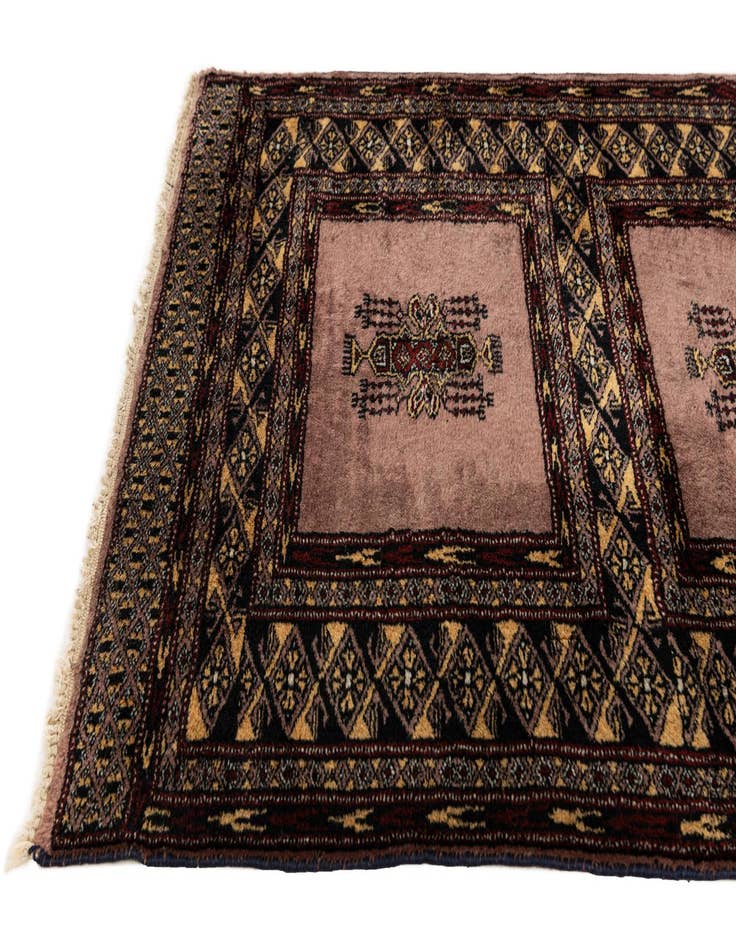 Detail image of 2' 11 x 11' 6 Hand Knotted Bokhara Wool Runner Rug