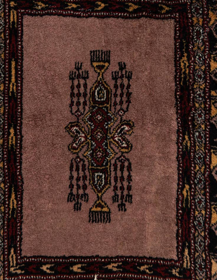 Detail image of 2' 11 x 11' 6 Hand Knotted Bokhara Wool Runner Rug