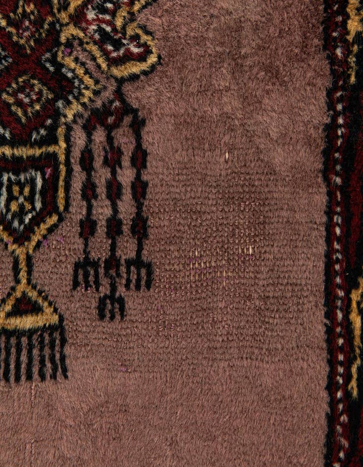 Detail image of 2' 11 x 11' 6 Hand Knotted Bokhara Wool Runner Rug