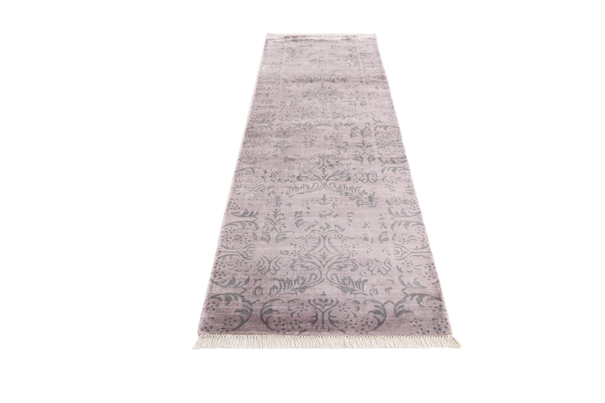 2' 6 x 9' 10 Hand Knotted Darya Wool Runner Rug