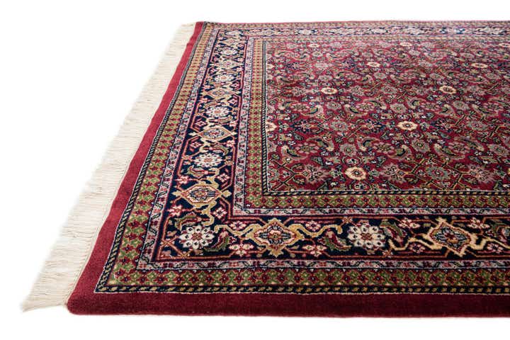 5' 4 x 10' 5 Hand Knotted Farahan Wool Runner Rug