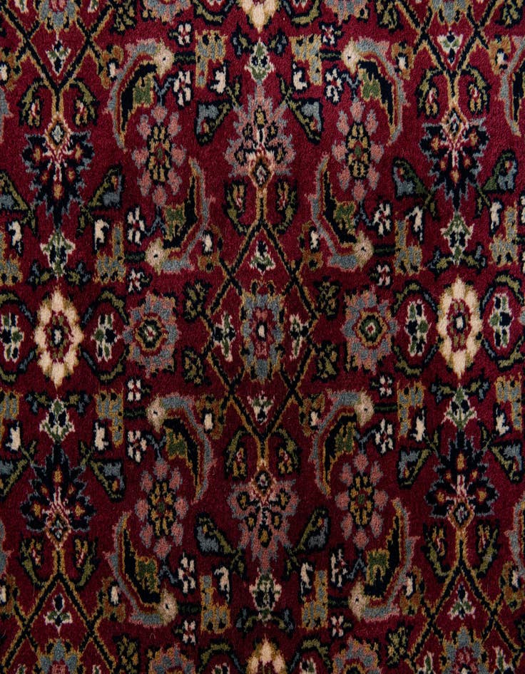 Detail image of 5' 4 x 10' 5 Hand Knotted Farahan Wool Runner Rug