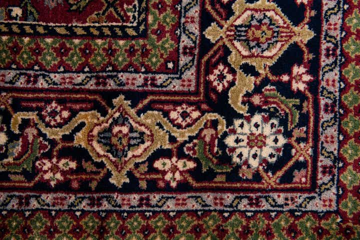 5' 4 x 10' 5 Hand Knotted Farahan Wool Runner Rug