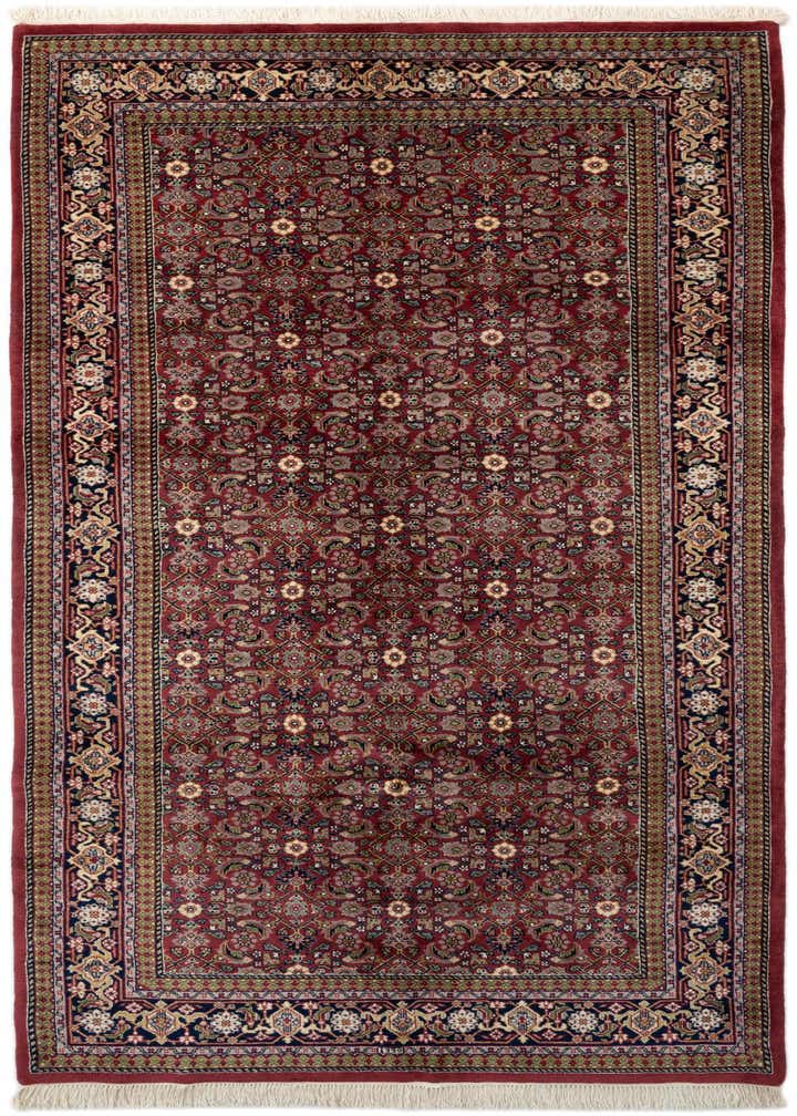 5' 4 x 10' 5 Hand Knotted Farahan Wool Runner Rug