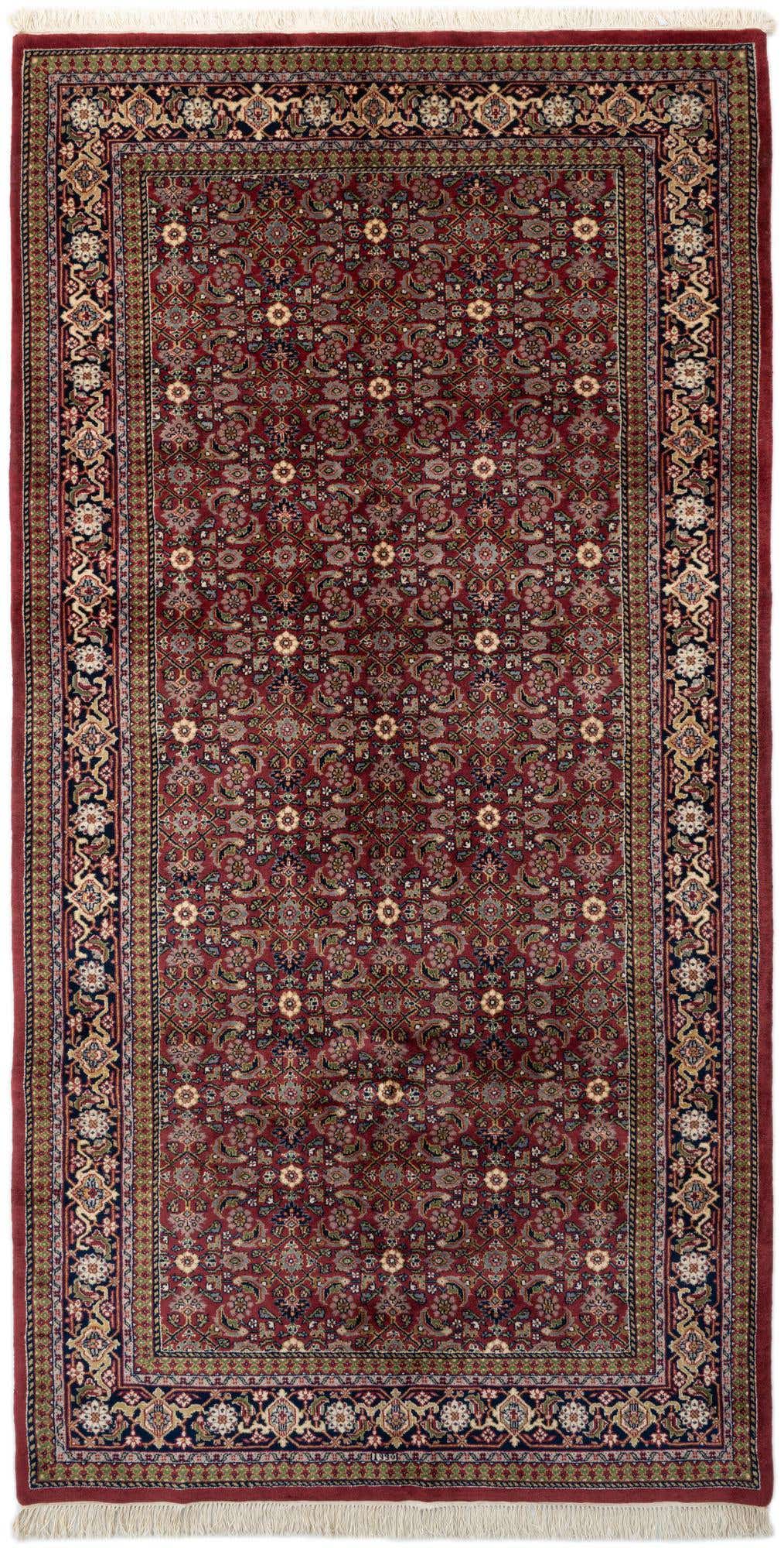 5' 4 x 10' 5 Hand Knotted Farahan Wool Runner Rug