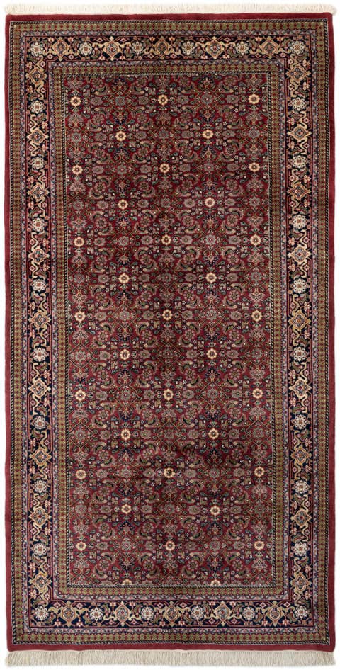 Detail image of 5' 4 x 10' 5 Hand Knotted Farahan Wool Runner Rug