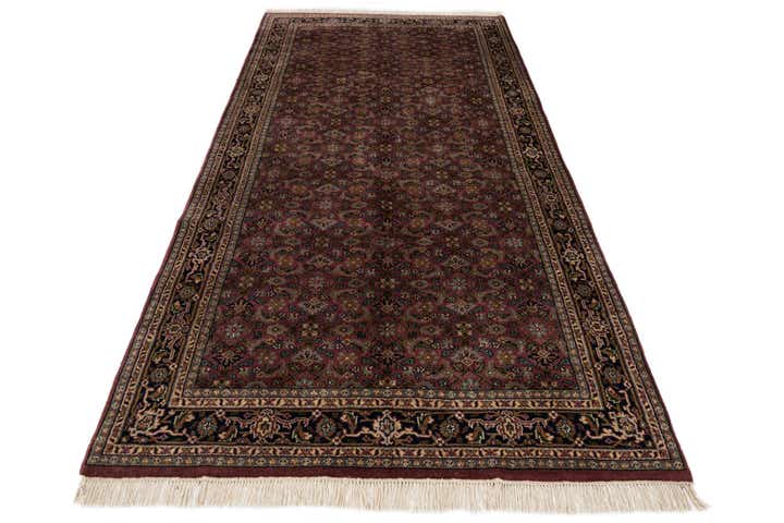 5' 1 x 10' 4 Hand Knotted Farahan Wool Runner Rug