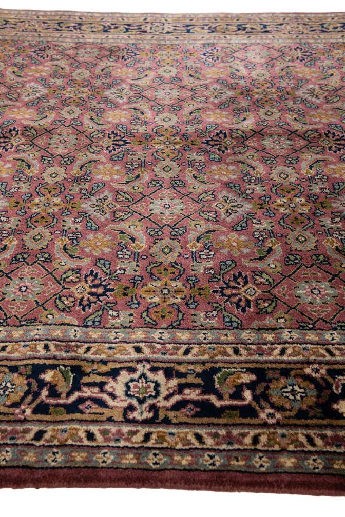 5' 1 x 10' 4 Hand Knotted Farahan Wool Runner Rug