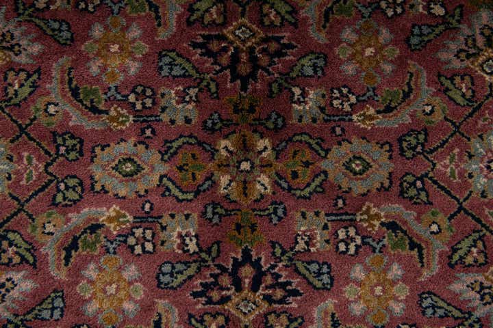 5' 1 x 10' 4 Hand Knotted Farahan Wool Runner Rug